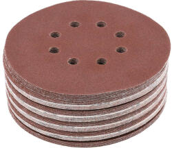 TOYA Disc filetat Velcro 150 mm / P100 8 gauri (50 buc/cs) (YT-834594)