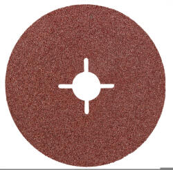 GRAPHITE Disc de slefuit cu fibre optice de 125 mm P80, 3 parti (55H857)