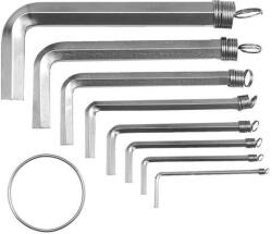 TOYA Imbus set 8 piese 2-10 mm CrV (56392) Cheie imbus