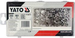 Yato Set de piulite hexagonale din otel inoxidabil 300 piese M3-M10 (YT-06773)