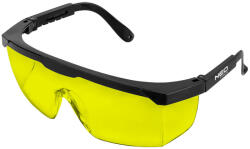 NEO TOOLS Ochelari de protectie, lentile galbene, tija reglabila (97506)