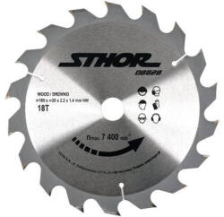 TOYA Fierastrau circular 185x18x20 mm pentru lemn (08828)
