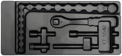 TOYA Set de chei tubulare 22 piese 3/8" 6-22 mm CrV (fara instrument) (YT-55421)