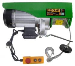 Procraft Troliu electric palan Procraft TP1000, 1600W, cu kit montare Greutate 1000kg (2028) - europroduse