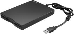 Sandberg FDD Külső - USB Floppy Mini olvasó (Retail; USB; USB tápellátás; 3, 5" 1.44 lemezhez; fekete) (133-50) - alarmtrade