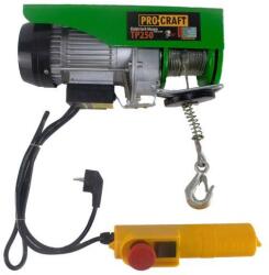 Procraft Troliu electric palan Procraft TP250, 510W, cu kit montare Greutate 250kg (1725) - europroduse