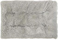 KIK Cuib pufos pentru câini și pisici, gri deschis 115 × 80 cm