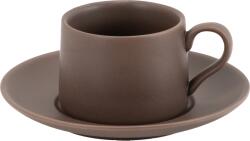 Zafferano Ceașcă pentru cafea Levante 80 ml maro cu farfurioară (LEV0609)