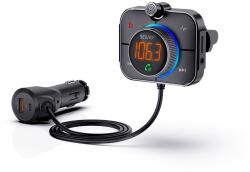 Elmak Savio TR-14 Transmiter FM z Bluetooth i ładowarką PD 87, 6 - 107, 9 MHz Bluetooth/USB Fekete (TR-14)