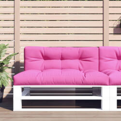 vidaXL rózsaszín szövet raklappárna 120x40x12 cm (360643)