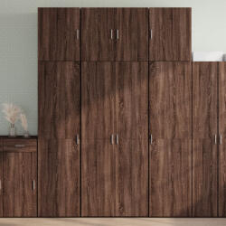 vidaXL barna tölgy színű szerelt fa magasszekrény 80 x 42, 5 x 249 cm (3281370) - valora