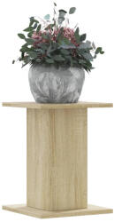 vidaXL 2 db sonoma tölgy szerelt fa növénytartó állvány 30x30x40 cm (3307848) - valora