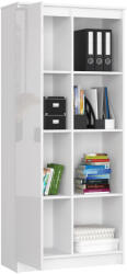 AKORD CLP Irodai Szekrény Magasfényű Fehér MDF 80cm (RP0PREGPOL)