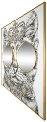  King Home King Cat Tükrös Királyi Macska Fali Dekoráció Arany (KHM-KH1501100275) - platinashop