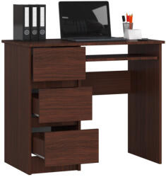 AKORD CLP A-6 Balkezes Számítógépasztal Wenge (IP0PBIUWEN003)