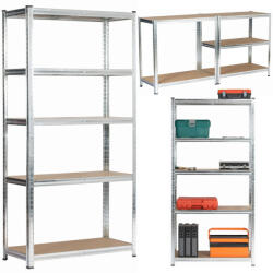AKORD Fancy Garden Garázs Fém Polcrendszer Ezüst 90x180 2xREGMET9040180SRE (2xREGMET9040180SRE)