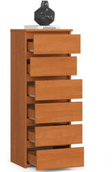 AKORD CL6 Keskeny Fiókos Komód Égerfa (OP0LCL6OLCH001)