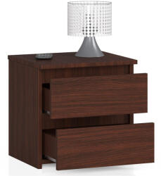 AKORD CLP Éjjeliszekrény 2 Fiókos Wenge (OP0LCL2VEN001)