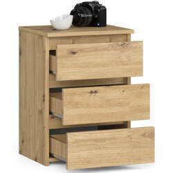 AKORD CL3 Artisan Tölgy Éjjeliszekrény 3 Fiókos (OP0LCL340ART001)