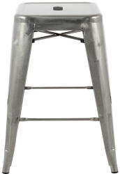  King Home Tower 66 Fém Bárszék Ezüst (KHM-KH010100963) - platinashop
