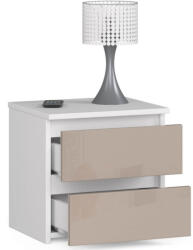 AKORD CL2 Cappuccino Magasfényű Éjjeliszekrény (OP0LCL2POLCAP)