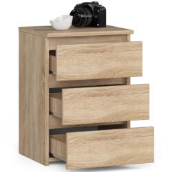 AKORD CL3 Sonoma Tölgy Éjjeliszekrény 3 Fiókos (OP0LCL340SON001)