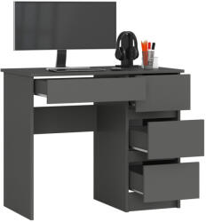 AKORD CLP A-7 Jobboldali Íróasztal Laminált Grafitszürke (IP0PBIUSZARPRA7)
