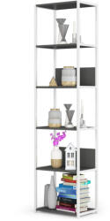 AKORD Loft 500 Fém Polcos Állvány Fehér/Szürke (REGMETBIASZACL500)