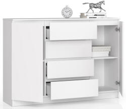 AKORD CLP K140 Komód Laminált Fehér Matt (OP0LKOMBIA006)