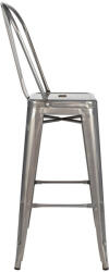  King Home Tower Big Back Fém Bárszék 76 (KHM-KH010100967) - platinashop