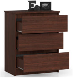 AKORD CLP Komód 3 Fiókos Laminált Wenge Matt (OP0LK-6VEN002)
