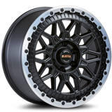 FONDMETAL BLUSTER MATT Fekete Machined LIP 6/114, 3 18x8 ET42 66, 1