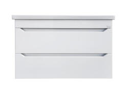 TMP cabinets Sharp 80 Fali Fürdőszobabútor - Sanovit Soft 13080 Porcelán Mosdóval, 80x45, 5 cm