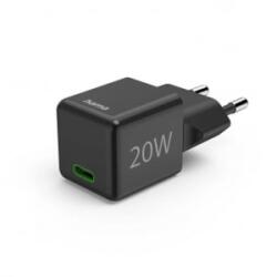 Hama USB-C mini hálózati töltő 20W fekete (00201984) (00201984)