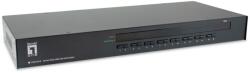 LevelOne LevelOne KVM-3216 KVM kapcsoló Keretállvány Fekete (KVM-3216)