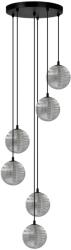Kaja Monza lampă suspendată 6x10 W negru-grafit K-5704 (K5704)