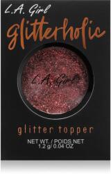 L.A. GIRL COSMETICS Glitterholic сенки за очи с блясък цвят Electrify 1.2 гр