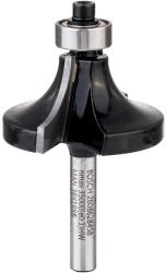 Bosch keményfém lekerekítő maró szár: 6 mm D: 38, 1 L: 18, 6 G: 60 R1: 12, 7 csapágyas keményfához (2608628458)