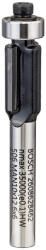 Bosch keményfém színelő maró szár: 6 mm D: 9, 5 L: 13, 7 G: 56 (2 vágóél) csapágyas keményfához (2608628462) - megatool