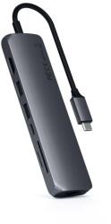 Satechi ST-P6SM hálózati csatlakozó USB C-típus 10000 Mbit/s Szürke (ST-P6SM)