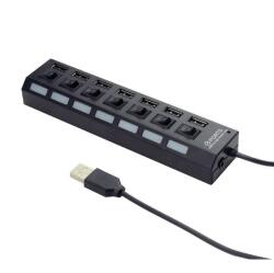 Gembird UHB-U2P7-03 hálózati csatlakozó USB 2.0 (UHB-U2P7-03)