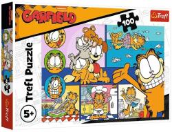 Trefl 100 db-os puzzle - Garfield lustálkodik (16521) (16521)