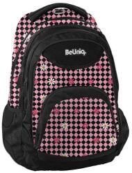 PASO BeUniq iskolatáska, hátizsák - 3 rekeszes - Pepita, pink (BU25KR-2708) (BU25KR-2708)