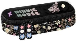 PASO Minnie Mouse ovális tolltartó - Black, Flower (DM25RR-013)
