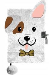 Paso Kutyás szőrmés kulcsos napló A5/96 lap (PP24PS-3676) (PP24PS-3676)