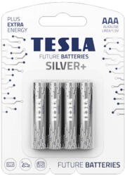Tesla Silver+ mikroceruzaelem AAA - 4db