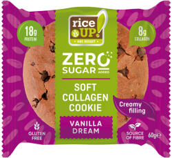 Rice up Zéro Kollagén, protein keksz vanília ízű - 60g