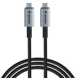 Verbatim USB kábel, USB-C - USB-C, 1, 2 m, 240W, VERBATIM, fekete (KV31847) - papirdepo