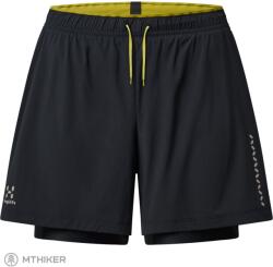 Haglöfs L. I. M Tempo Trail 2-in-1 női rövidnadrág, fekete (S)