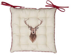 Clayre-Eef Székpárna 40X40cm, Pamut, Cosy Lodge